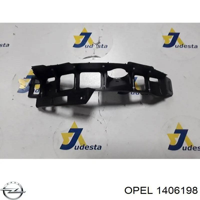1406198 Opel Кронштейн бампера заднього, правий