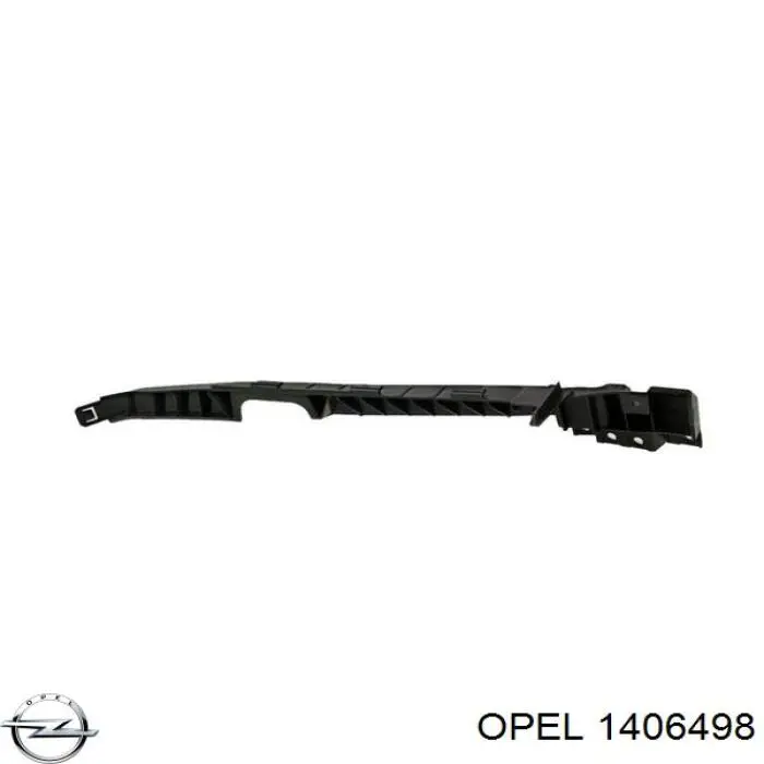 Кронштейн кріплення бампера переднього лівий Opel 1406498