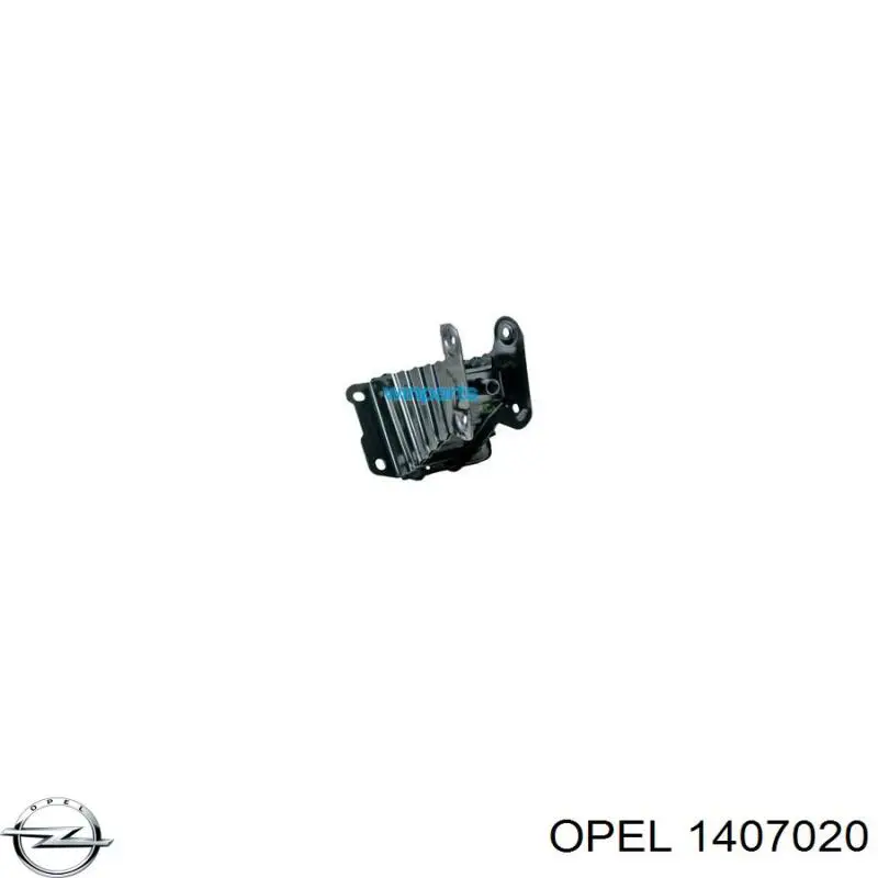 1407020 Opel кронштейн бампера переднього, лівий