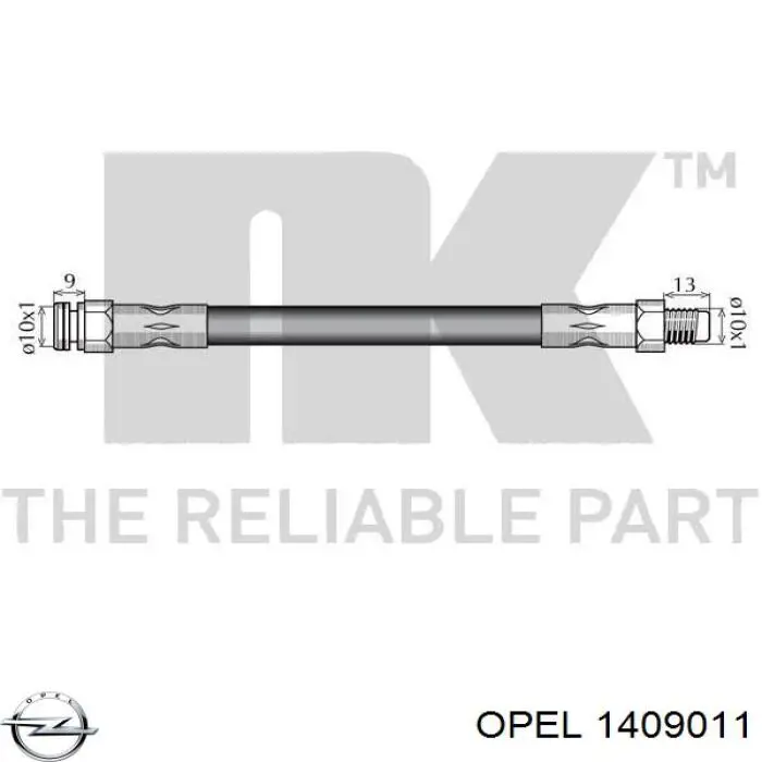 Молдинг заднього бампера, центральний 13368946 Opel