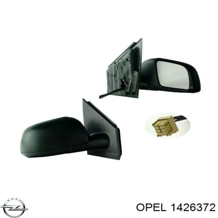 Дзеркало праве 1426372 Opel