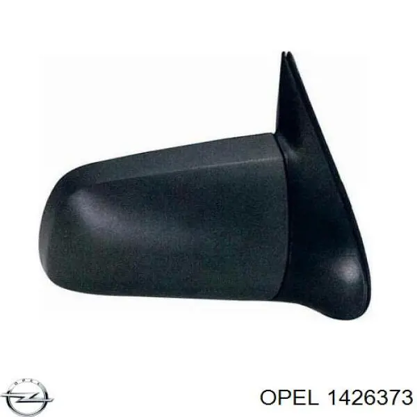 90510431 Opel Дзеркало заднього виду, ліве
