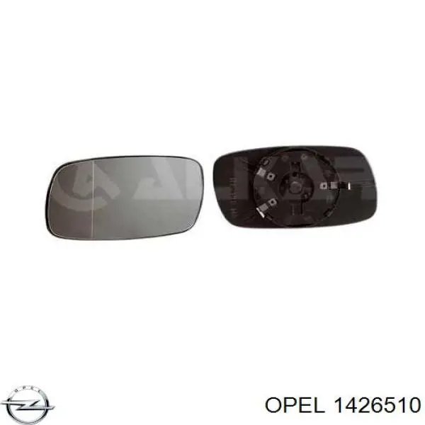 Дзеркальний елемент правого дзеркала заднього виду Opel 1426510 ціна, від 10.31 USD