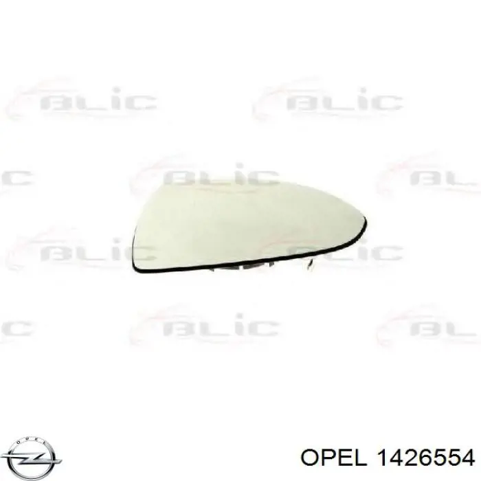 Купити 1426554 Opel Скло дзеркала заднього виду, правого