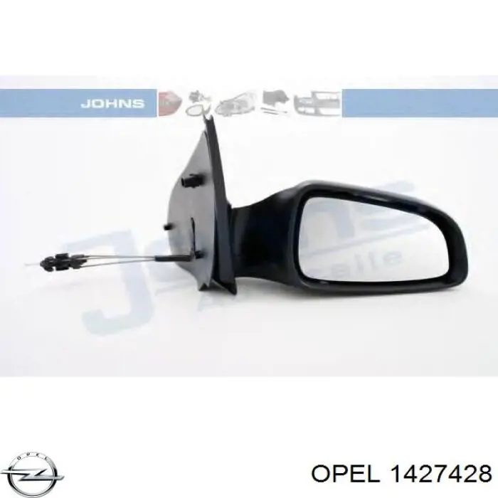 1427428 Opel Праве дзеркало заднього виду