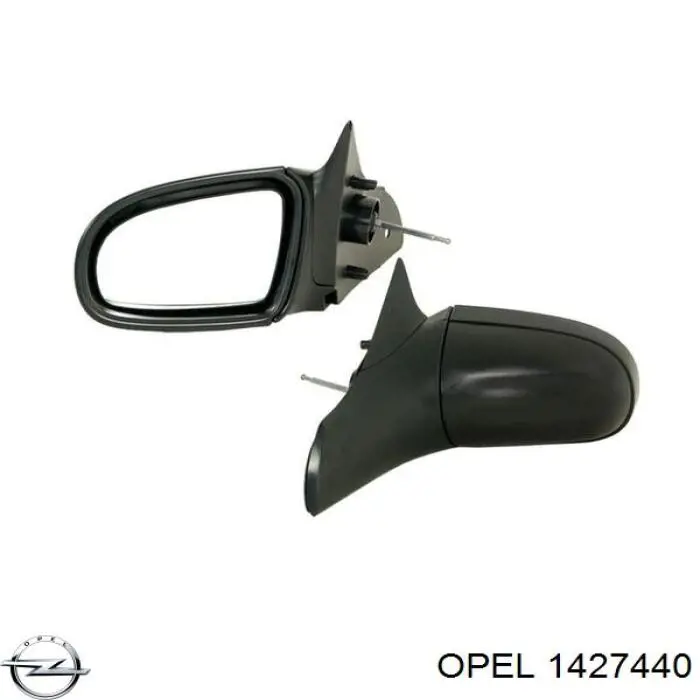 1427440 Opel дзеркало заднього виду, ліве