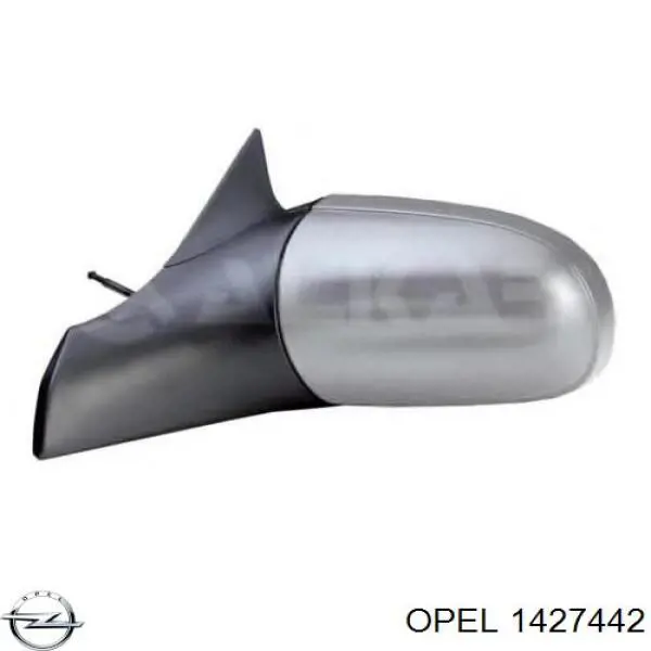 1427442 Opel дзеркало заднього виду, праве
