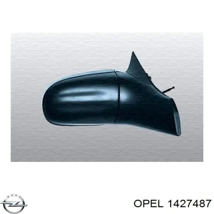 Дзеркальний елемент лівого дзеркала заднього виду Opel 1427487 ціна, від 454.91 UAH