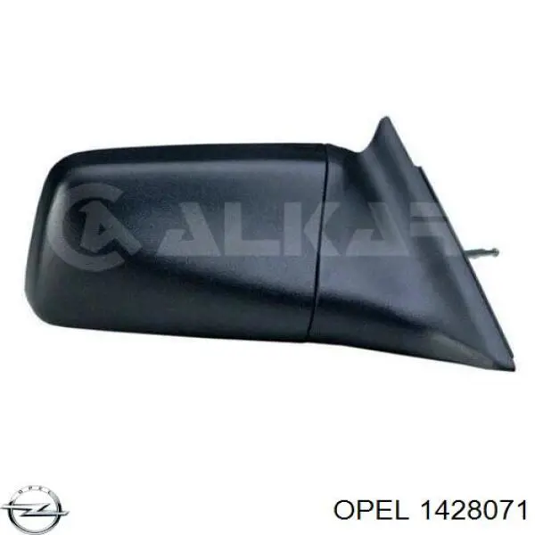 Ліве бічне дзеркало Opel 1428071 ціна, від 8.46 USD