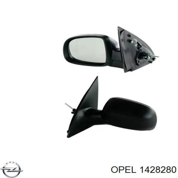 Ліве бічне дзеркало Opel 1428280 ціна, від 22.42 USD