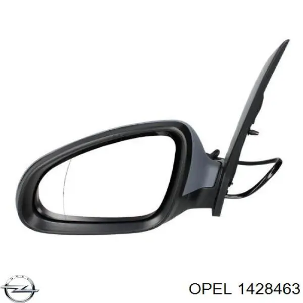 Купити 1428463 Opel Накладка/кришка дзеркала заднього виду, ліва