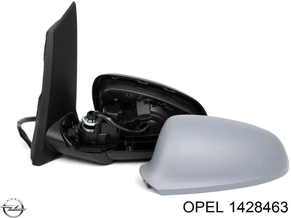 Накладка дзеркала заднього виду, ліва 1428463 Opel