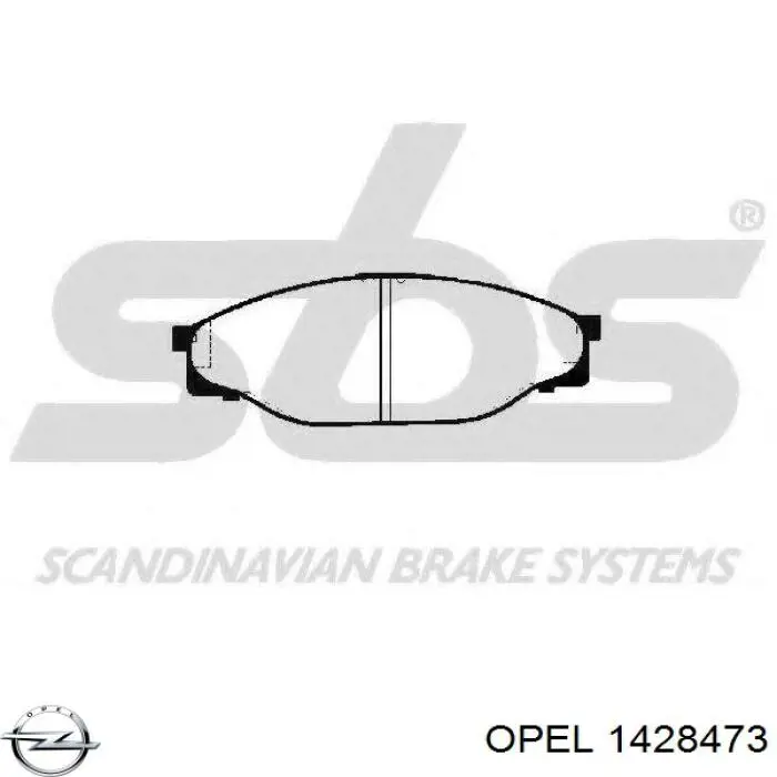 Ліве бокове дзеркало 1428473 Opel