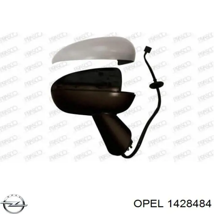 Праве бічне дзеркало Polcar 5546524S ціна, від 57.28 USD