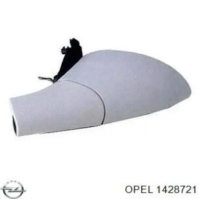 Дзеркальний елемент дзеркала заднього виду, лівого 1428721 Opel