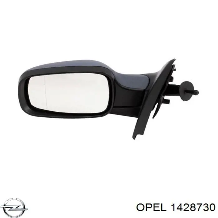 Дзеркало праве 1428730 Opel