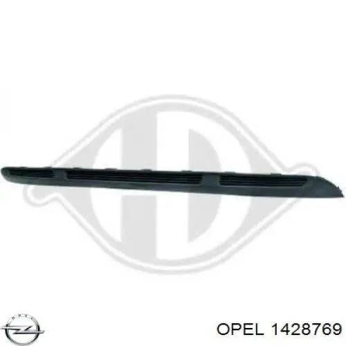 Накладка дзеркала заднього виду, ліва 1428769 Opel