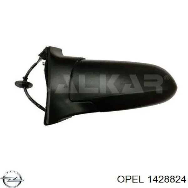 1428824 Opel Накладка водійського дзеркала