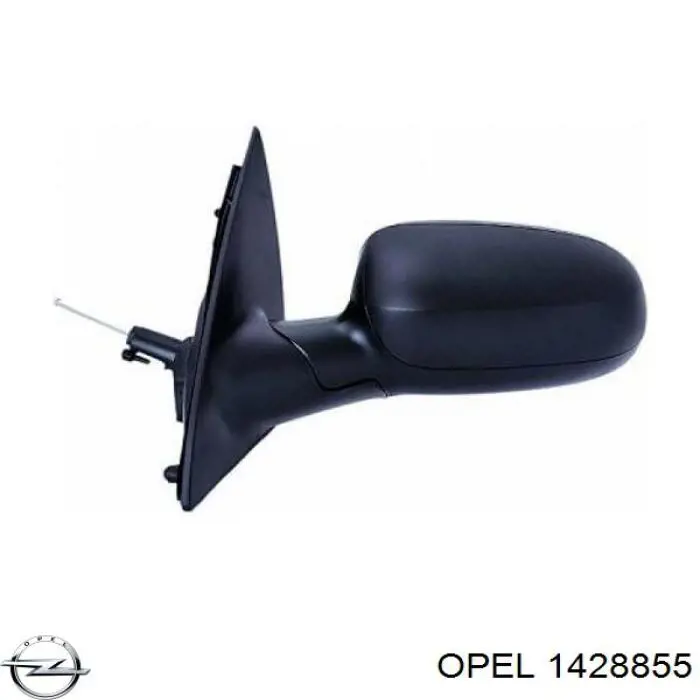Купити 1428855 Opel Накладка/кришка дзеркала заднього виду, права