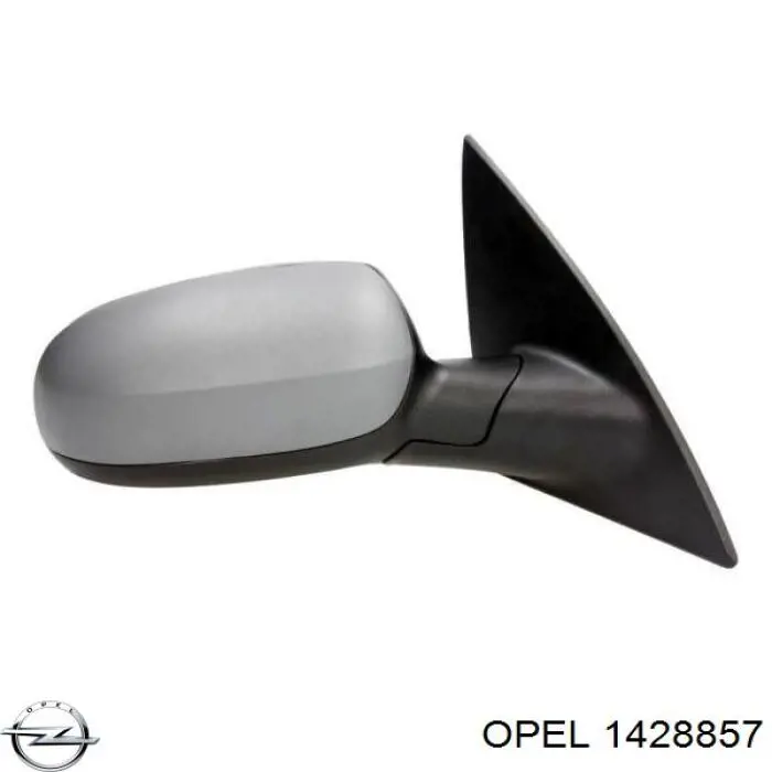 Дзеркальний елемент правого дзеркала заднього виду Opel 1428857 ціна, від 6.75 USD