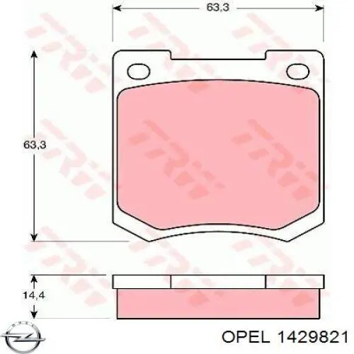 Гальмівні колодки LPR 05P114 ціна, від 17.73 USD