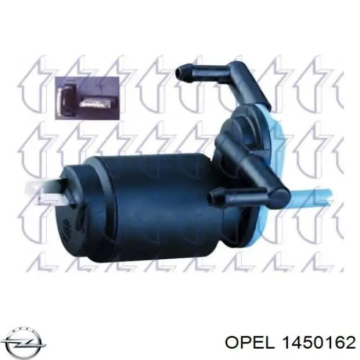 Насос-двигун омивача скла, перед/зад 1450162 Opel