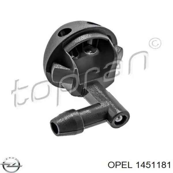1451181 Opel форсунка омивача лобового скла