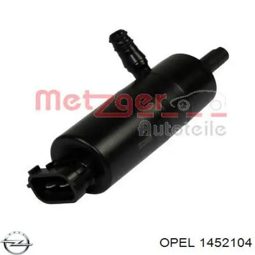 1452104 Opel насос-двигун омивача фар