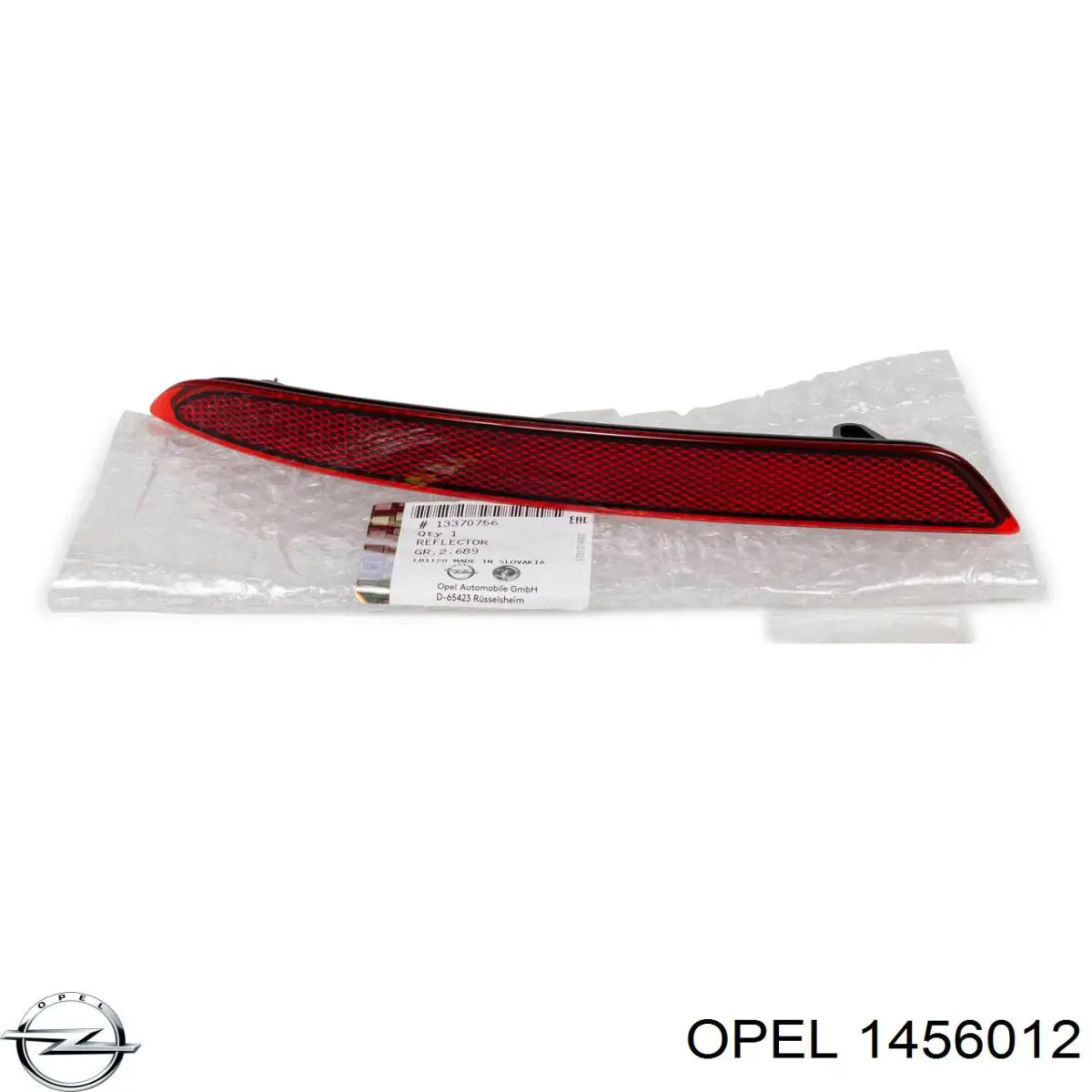1456012 Opel Правий катафот бампера