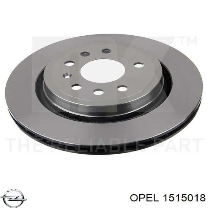 Купити 1515018 Opel Диск заднього гальма