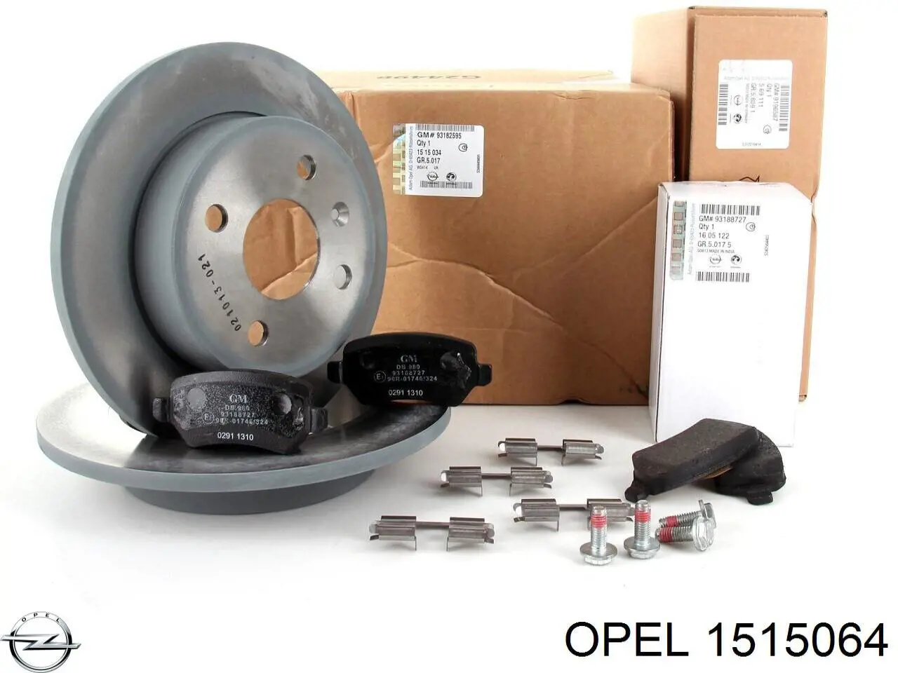 Диск переднього гальма Opel 1515064 ціна, від 15.52 USD