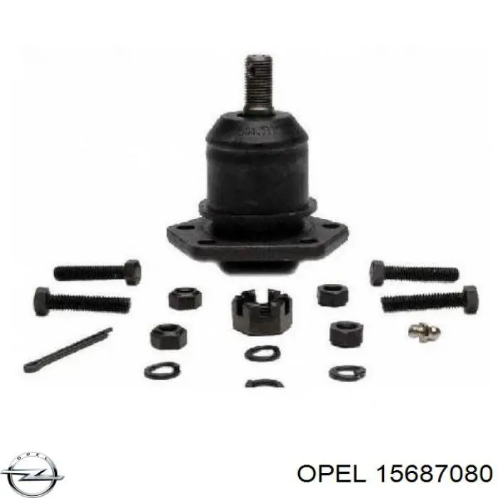 15687080 Opel Кульова опора, верхня