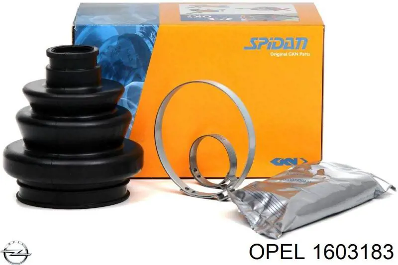 Пильник ШРУСа внутрішній, передній піввісі Opel 1603183