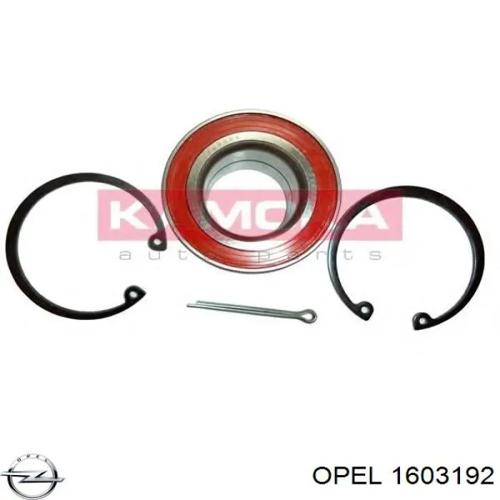 Підшипник ступиці 1603192 Opel