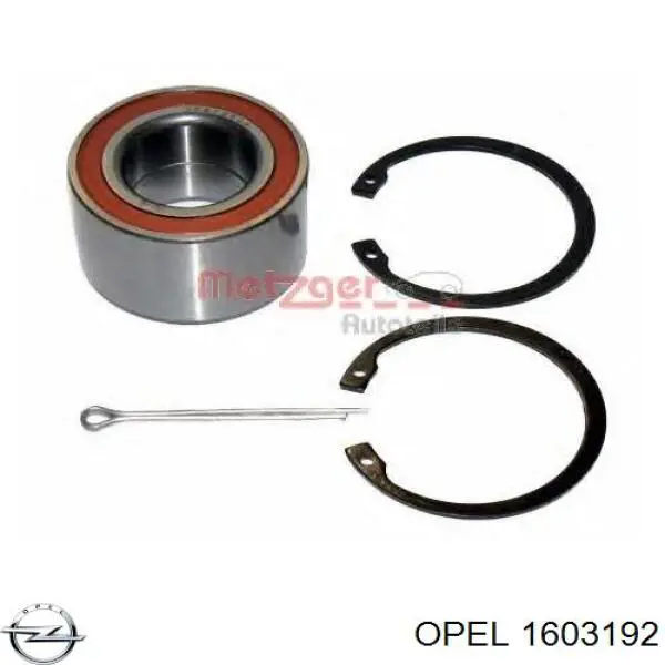 Підшипник маточини Opel 1603192