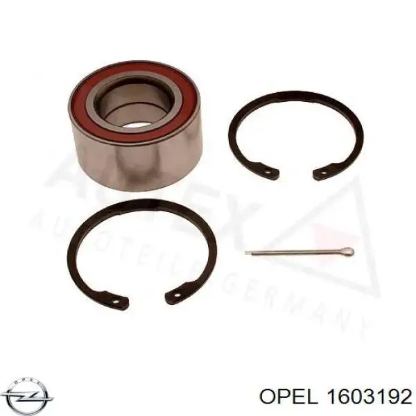 Купити 1603192 Opel Підшипник ступиці передньої