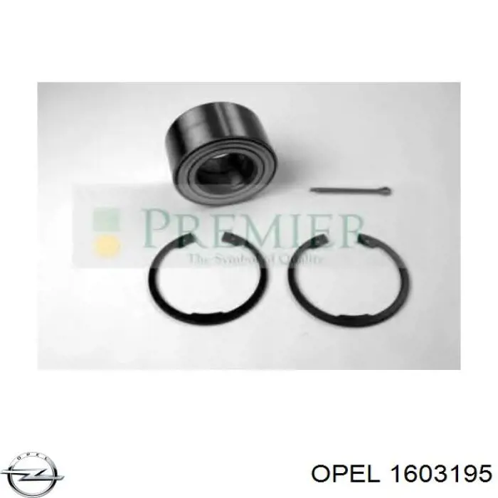 Підшипник маточини Opel 1603195