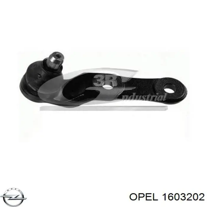 Кульова опора, нижня Opel 1603202 ціна, від 11.28 USD