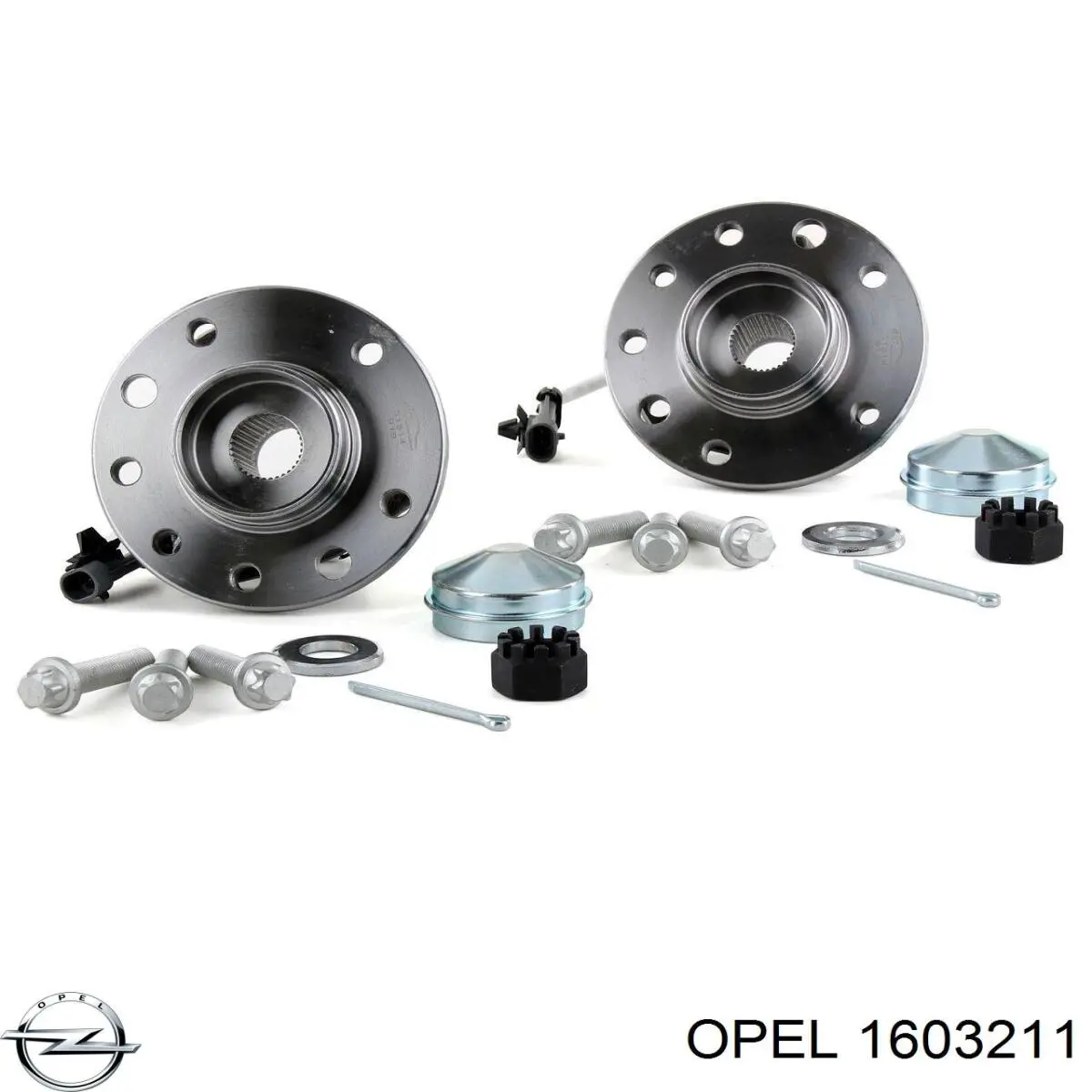 Маточина колеса передня Opel 1603211 ціна, від 58.28 USD