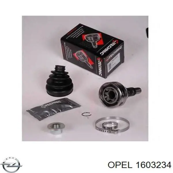 ШРУС зовнішній передній 1603234 Opel