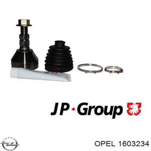 Граната колісна Opel 1603234 ціна, від 36.28 USD