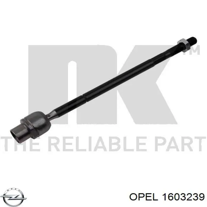 Тяга рульова поперечна Opel 1603239 ціна, від 13.79 USD