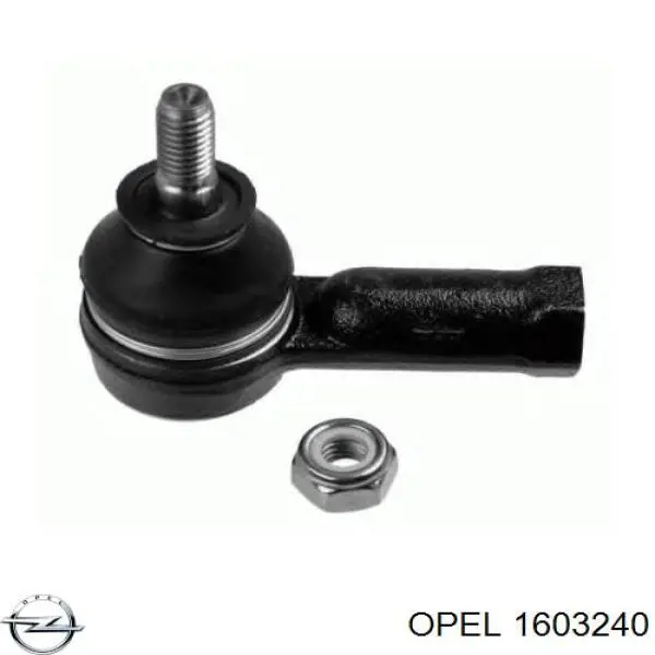 1603240 Opel Зовнішній наконечник рульової тяги
