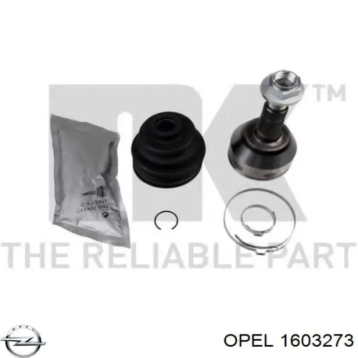 ШРУС зовнішній Opel 1603273