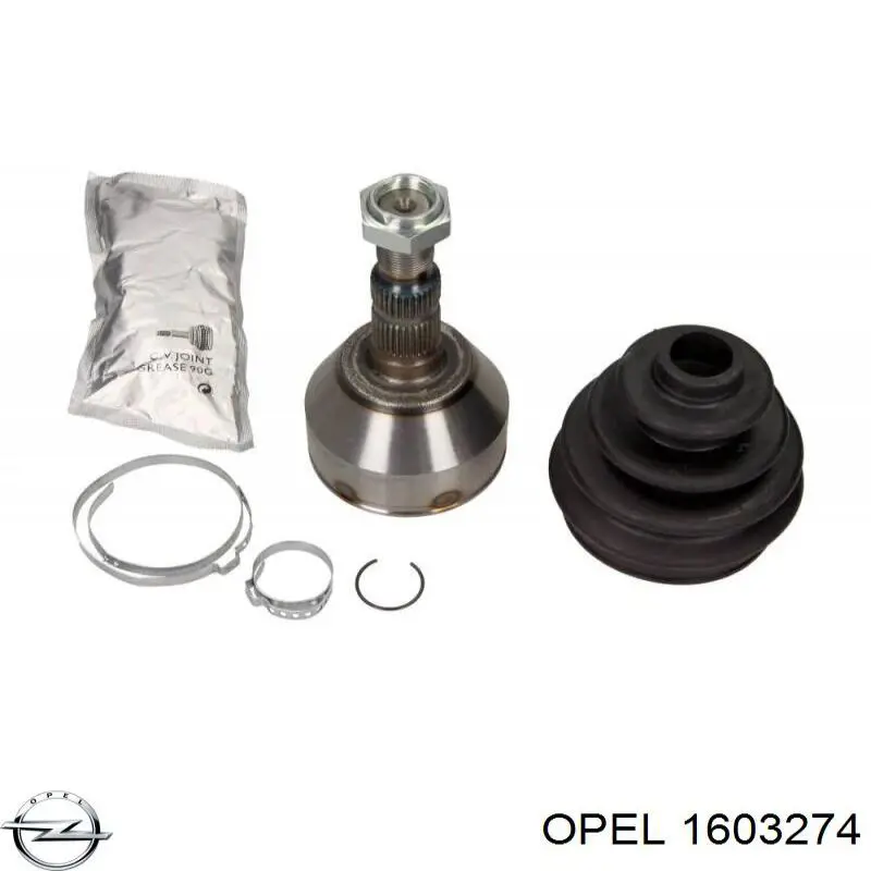 Купити 1603274 Opel Шарнір приводу зовнішній
