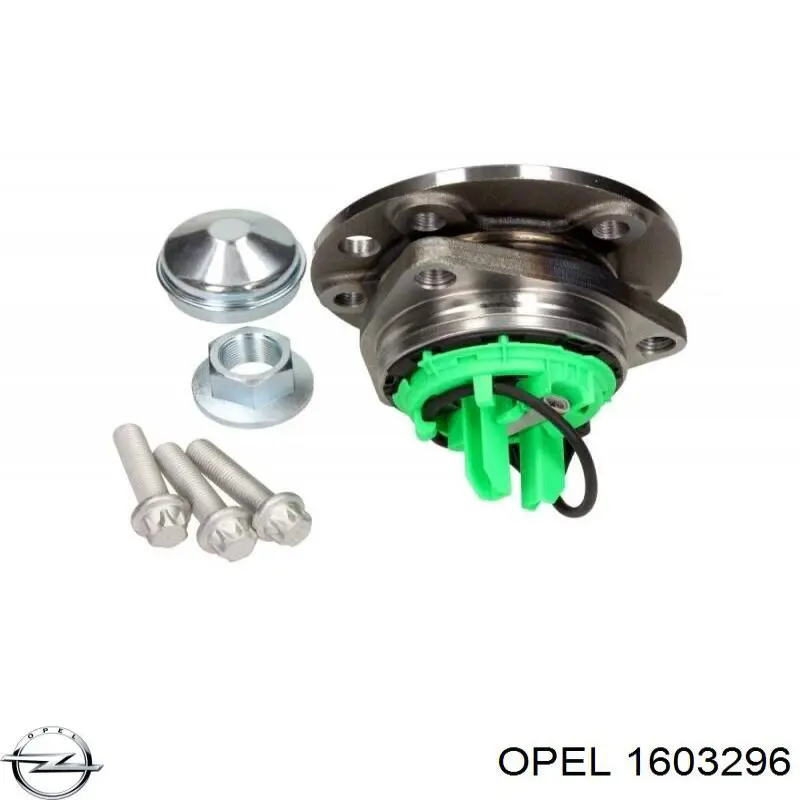 Маточина колеса передня Opel 1603296 ціна, від 76.61 USD