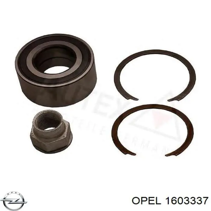Купити 1603337 Opel Підшипник ступиці передньої
