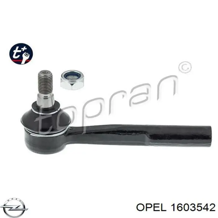 Наконечник рульовий Opel 1603542 ціна, від 7.59 USD