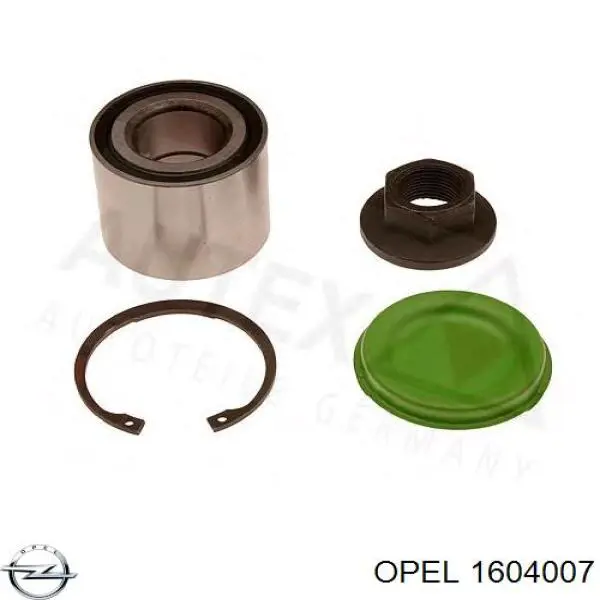 Підшипник задньої ступиці 1604007 Opel