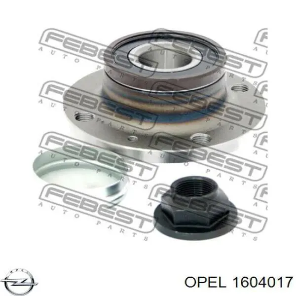 Купити 1604017 Opel Підшипник ступиці колеса